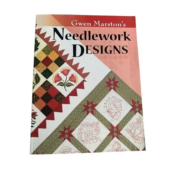 Gwen Marston's Needlework Designs Book - Patchwork Patterns & Quilting Styles - - Picture 1 of 3